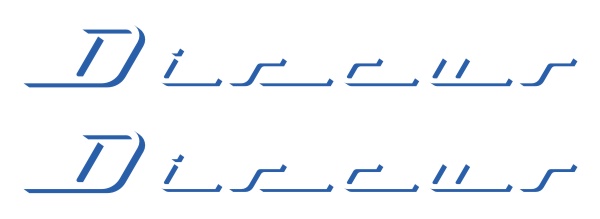 Dekor für Discus Schriftzug 3 Meter